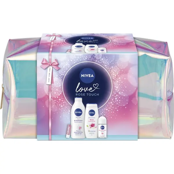 Nivea NIVEA Rose Touch darilni set za prehrano in hidracijo
