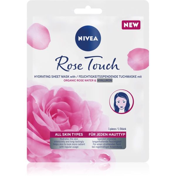 Nivea Nivea Rose Touch vlažilna tekstilna maska 1 kos