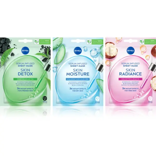 Nivea NIVEA Sheet Mask set mask iz platna