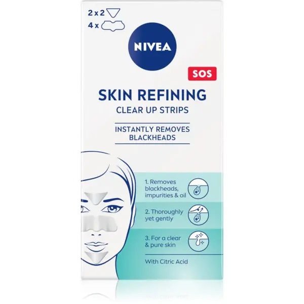 Nivea NIVEA Skin Refining čistilni obliž za obraz 6 kos