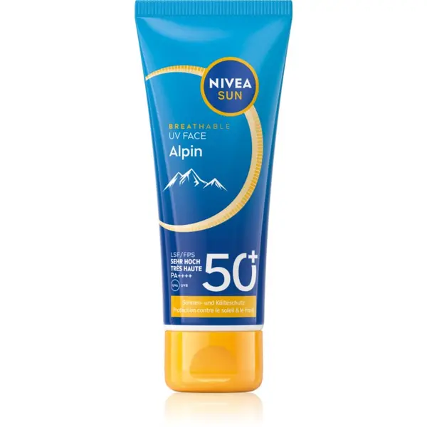Nivea NIVEA SUN Alpin krema za obraz za sončenje proti mrazu in vetru SPF 50+ 40 ml
