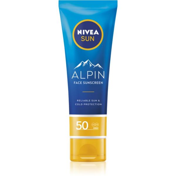 Nivea Nivea Sun Alpin krema za obraz za sončenje SPF 50 50 ml