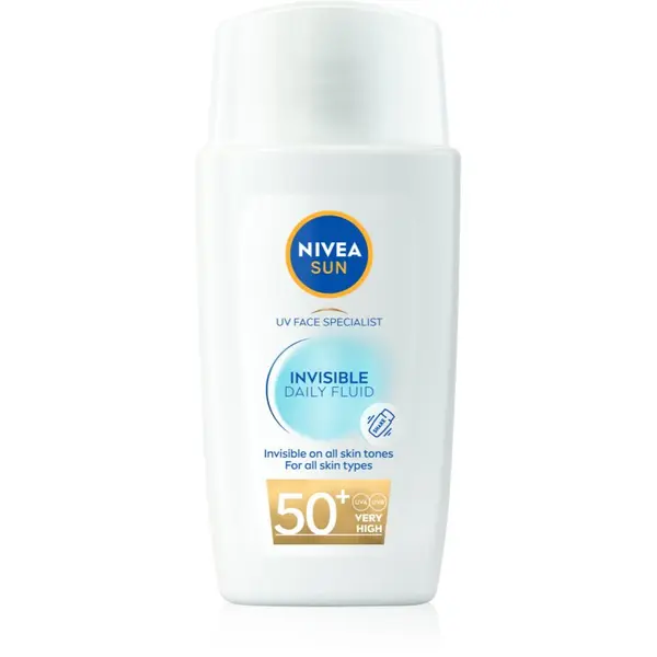 Nivea NIVEA SUN Invisible Daily Fluid lahki zaščitni fluid SPF 50+ 40 ml