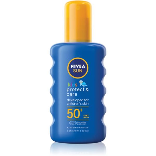 Nivea Nivea Sun Kids otroško barvno pršilo za sončenje SPF 50+ 200 ml