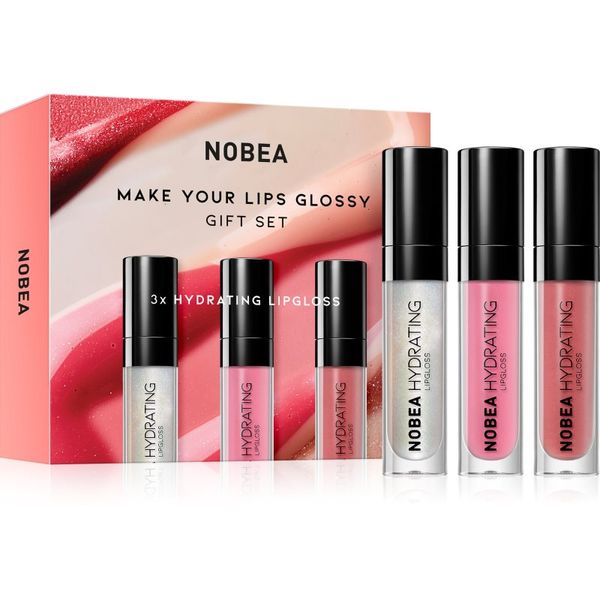 NOBEA NOBEA Beauty Pleasure NOBEA Make Your Lips Glossy Gift Set set za ličenje (za ženske)