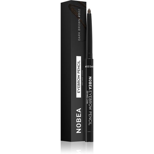 NOBEA NOBEA Day-to-Day Eyebrow Pencil samodejni svinčnik za obrvi 02 Dark brown 0,3 g