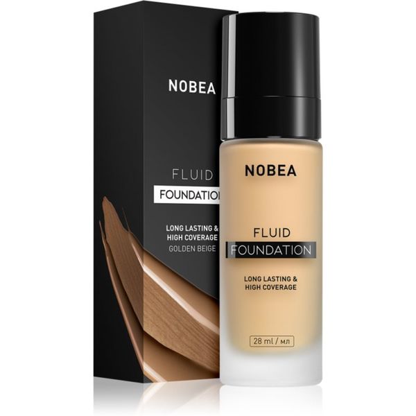 NOBEA NOBEA Day-to-Day Fluid Foundation dolgoobstojen tekoči puder odtenek 03 Golden beige 28 ml