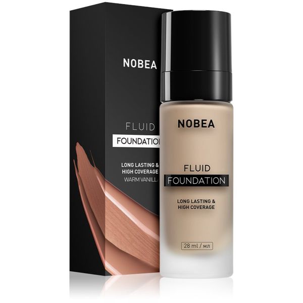 NOBEA NOBEA Day-to-Day Fluid Foundation dolgoobstojen tekoči puder odtenek 04 Warm vanilla 28 ml