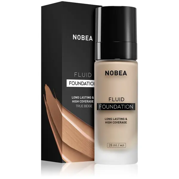 NOBEA NOBEA Day-to-Day Fluid Foundation dolgoobstojen tekoči puder odtenek 06 True beige 28 ml