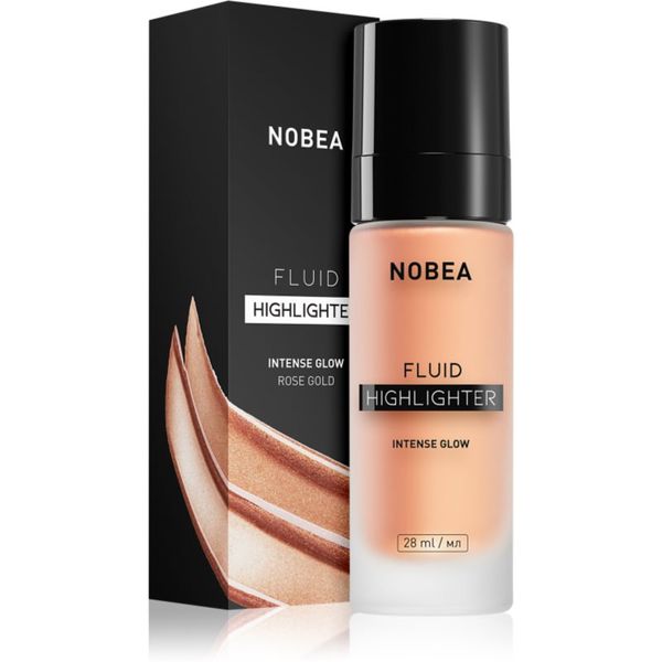 NOBEA NOBEA Day-to-Day Fluid Highlighter tekoči osvetljevalec odtenek 02 Rose gold 28 ml