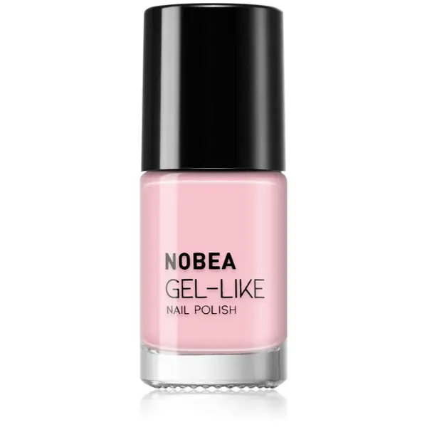 NOBEA NOBEA Day-to-Day Gel-like Nail Polish lak za nohte z gel učinkom odtenek Base shade #N01 6 ml