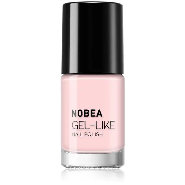 NOBEA NOBEA Day-to-Day Gel-like Nail Polish lak za nohte z gel učinkom odtenek Mademoiselle nude #N48 6 ml