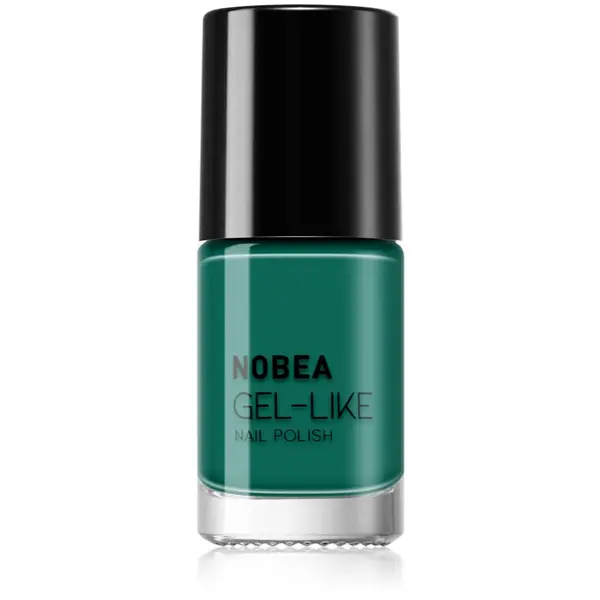 NOBEA NOBEA Day-to-Day Gel-like Nail Polish lak za nohte z gel učinkom odtenek #N65 Emerald green 6 ml