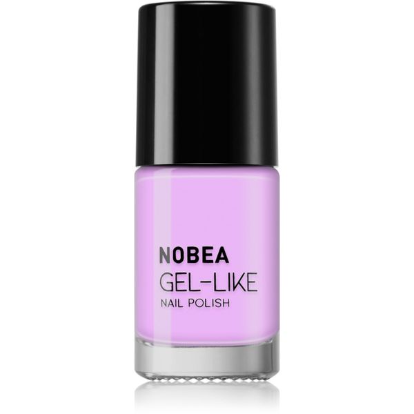 NOBEA NOBEA Day-to-Day Gel-like Nail Polish lak za nohte z gel učinkom odtenek #N69 Sweet violet 6 ml