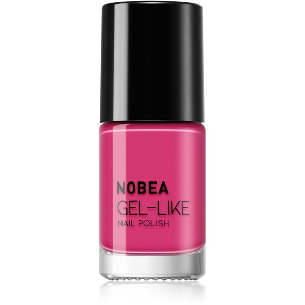 NOBEA NOBEA Day-to-Day Gel-like Nail Polish lak za nohte z gel učinkom odtenek #N71 Pink blossom 6 ml