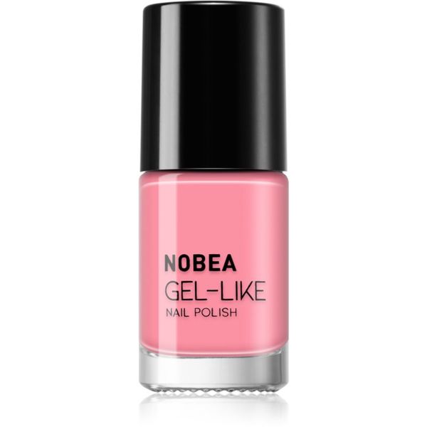 NOBEA NOBEA Day-to-Day Gel-like Nail Polish lak za nohte z gel učinkom odtenek Pink rosé #N02 6 ml