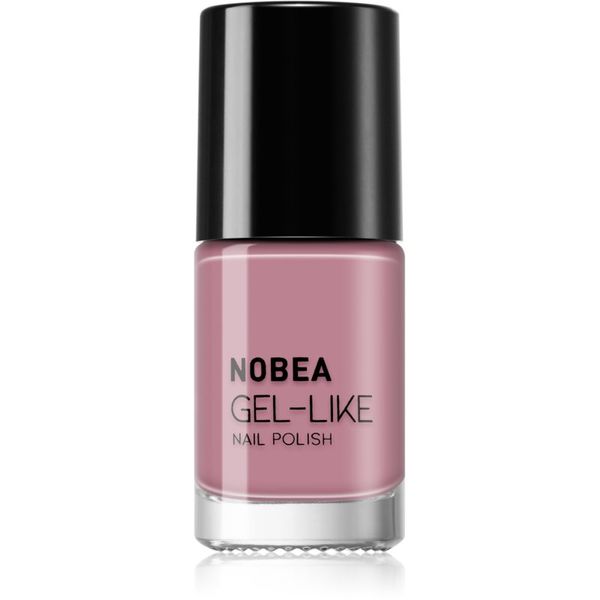 NOBEA NOBEA Day-to-Day Gel-like Nail Polish lak za nohte z gel učinkom odtenek Rouge #N03 6 ml