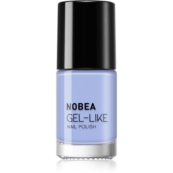 NOBEA NOBEA Day-to-Day Gel-like Nail Polish lak za nohte z gel učinkom odtenek Sky blue #N44 6 ml