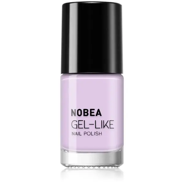 NOBEA NOBEA Day-to-Day Gel-like Nail Polish lak za nohte z gel učinkom odtenek Soft lilac #N05 6 ml