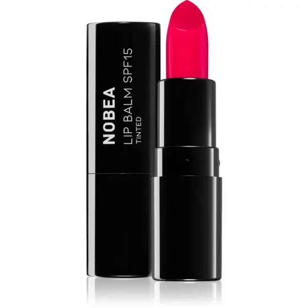 NOBEA NOBEA Day-to-Day Lip Balm SPF 15 Tinted balzam za ustnice SPF 15 #L02 Cherry red 4 g