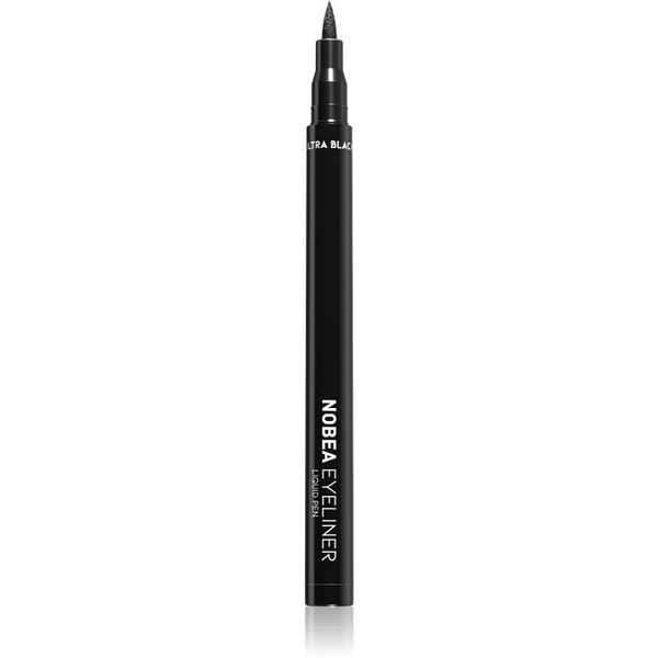 NOBEA NOBEA Day-to-Day Liquid Pen Eyeliner vodoodporno tekoče črtalo za oči v peresu odtenek Ultra Black 1,2 ml