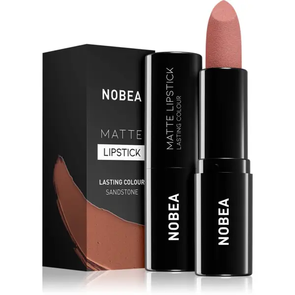 NOBEA NOBEA Day-to-Day Matte Lipstick matirajoča šminka odtenek Sandstone #M20 3 g