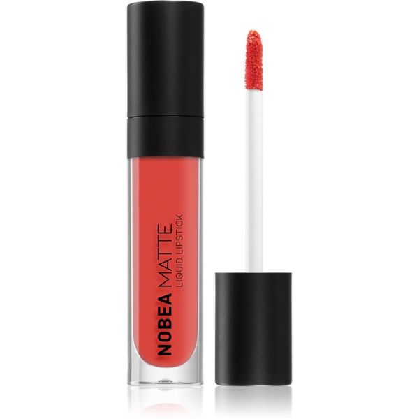 NOBEA NOBEA Day-to-Day Matte Liquid Lipstick mat tekoča šminka odtenek Cranberry Red #M08 7 ml