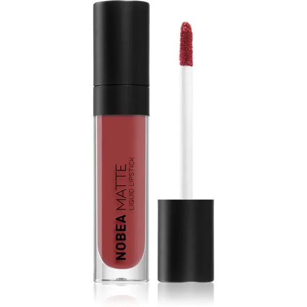NOBEA NOBEA Day-to-Day Matte Liquid Lipstick mat tekoča šminka odtenek Mulberry #M12 7 ml