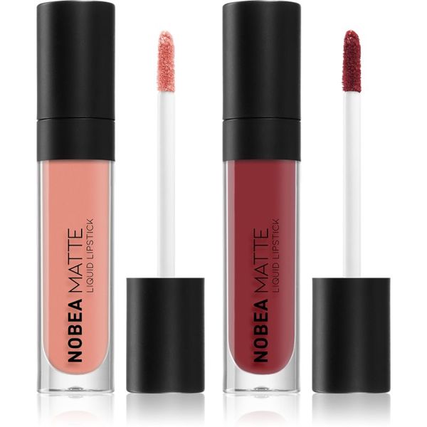 NOBEA NOBEA Day-to-Day Matte Liquid Lipstick set (za ustnice) za ženske