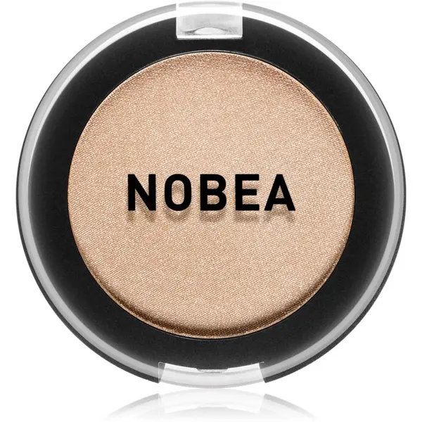 NOBEA NOBEA Day-to-Day Mono Eyeshadow senčila za oči z bleščicami odtenek Toasted almond 3,5 g