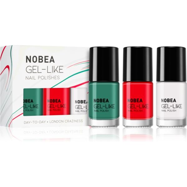 NOBEA NOBEA Day-to-Day Vienna Calmness Set set lakov za nohte 3x6 ml