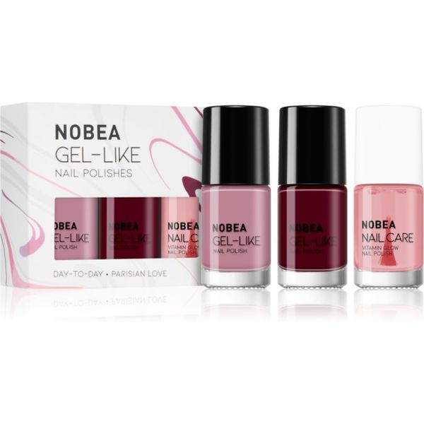 NOBEA NOBEA Day-to-Day Vienna Calmness Set set lakov za nohte 3x6 ml