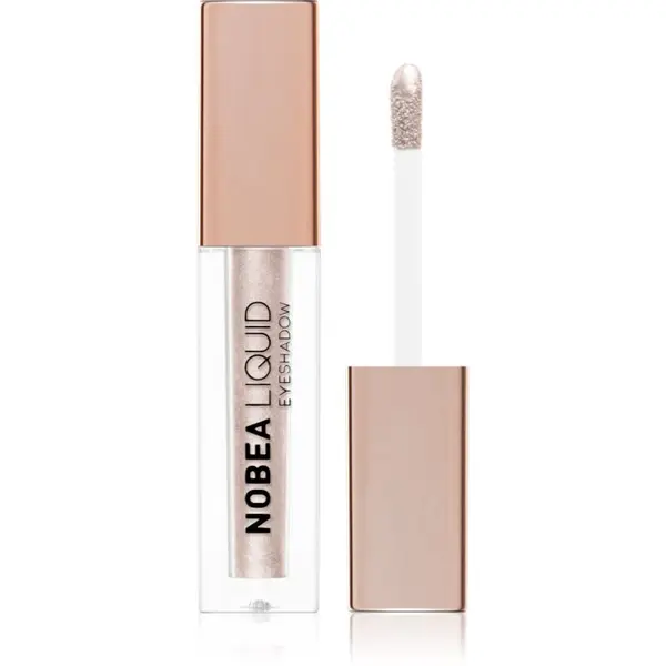 NOBEA NOBEA Metal Liquid Eyeshadow tekoče senčilo za oči odtenek Moonstone #E03 4 ml