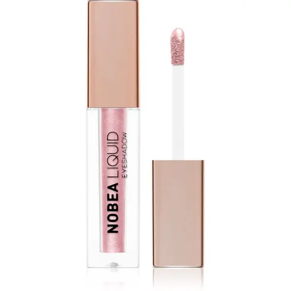 NOBEA NOBEA Metal Liquid Eyeshadow tekoče senčilo za oči odtenek Rosegold #E02 4 ml