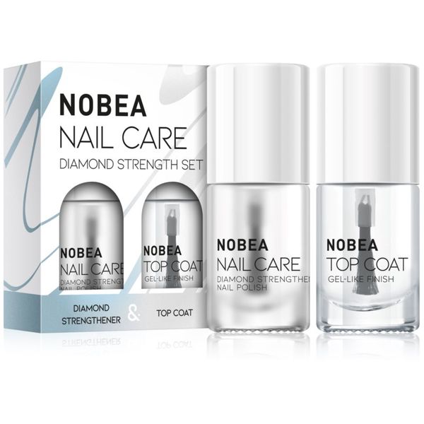 NOBEA NOBEA Nail Care Diamond Strength Set set lakov za nohte Diamond strength set