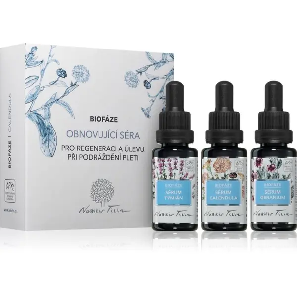Nobilis Tilia Nobilis Tilia Biofáze Obnovující Séra darilni set za pomiritev kože