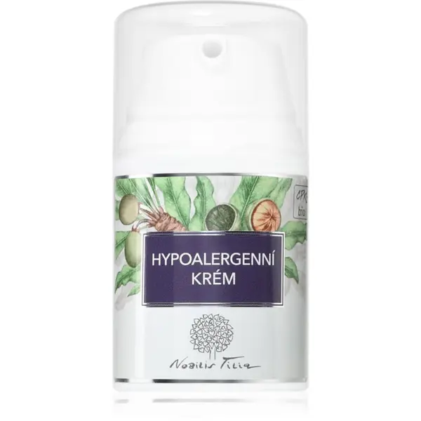 Nobilis Tilia Nobilis Tilia Hypoalergenní krém lahka krema brez dodanih dišav 50 ml