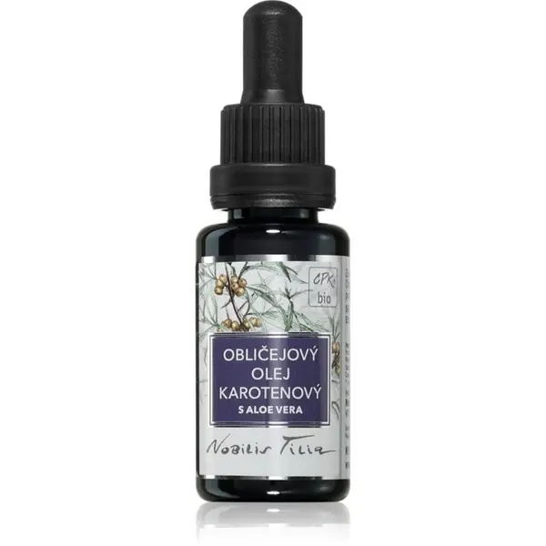 Nobilis Tilia Nobilis Tilia Obličejový olej Karotenový s Aloe Vera negovalno olje za obraz 20 ml