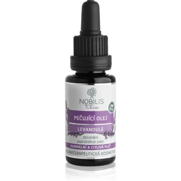 Nobilis Tilia Nobilis Tilia Obličejový olej Levandulový bio regeneracijsko olje za obraz Sivka 20 ml