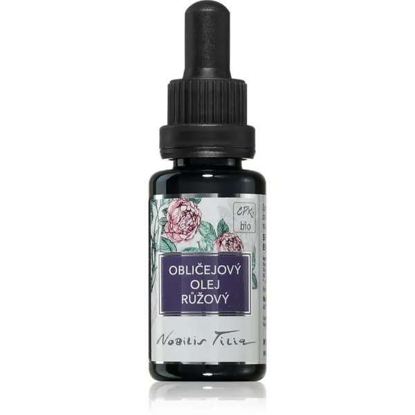 Nobilis Tilia Nobilis Tilia Obličejový olej Růžový negovalno olje z vrtničnim oljem 20 ml