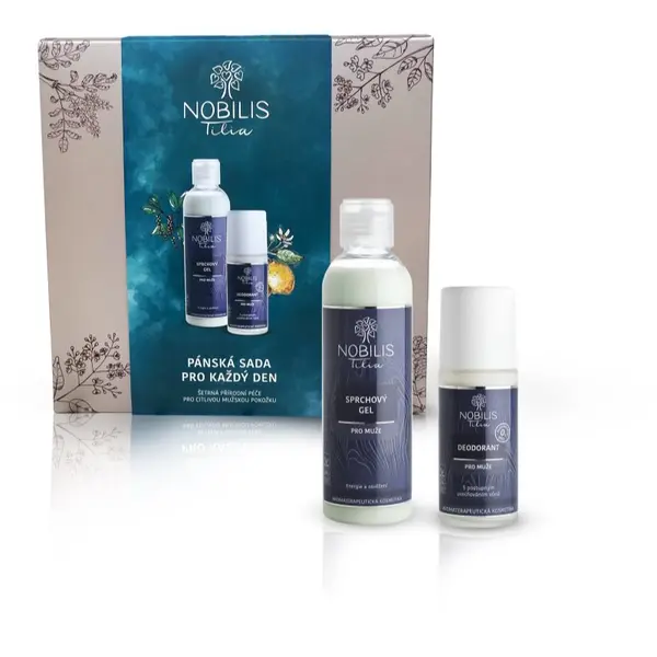 Nobilis Tilia Nobilis Tilia Šetrná Přírodní Péče Pro Citlivou Mužskou Pokožku set za moške