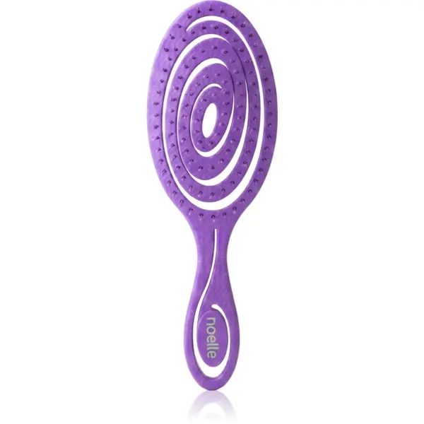 Noelle Noelle Hairbrush ravna krtača Purple Spiral 1 kos
