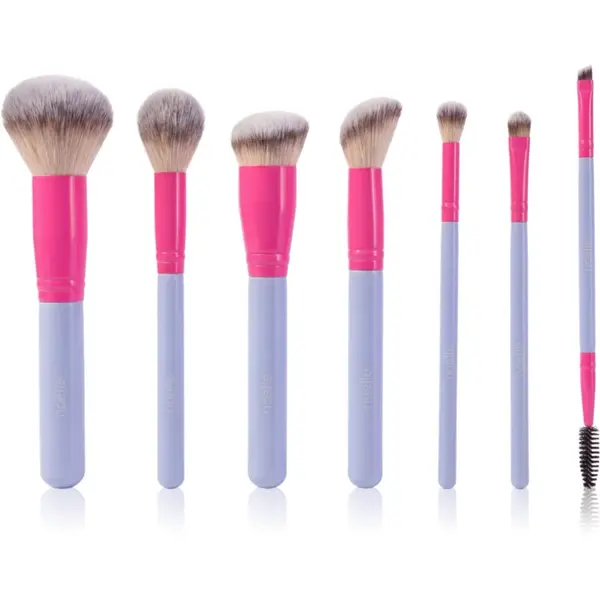 Noelle Noelle Makeup Brush Set 7/1 Candy set čopičev
