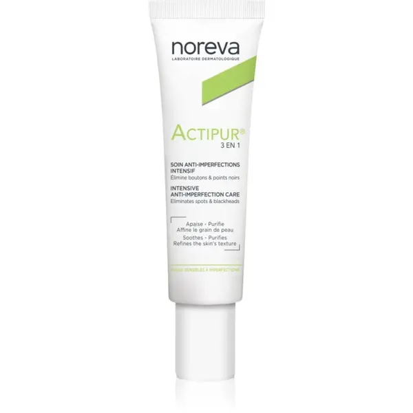 Noreva Noreva Actipur 3-in-1 Anti-Blemish Care nega za obraz proti nepravilnostim na aknasti koži 30 ml