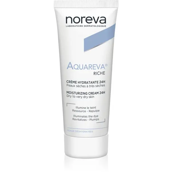 Noreva Noreva Aquareva Rich Moisturizing Cream 24h hranilna krema za intenzivno vlažnost 40 ml