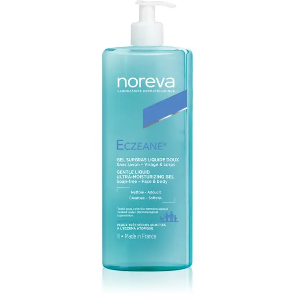 Noreva Noreva Eczeane Gentle Liquid Ultra-Moisturizing Gel gel za prhanje za obraz in telo 1000 ml