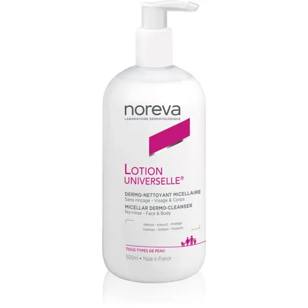 Noreva Noreva Lotion Universelle Micellar Dermo-Cleanser micelarno mleko za obraz in telo za občutljivo kožo 500 ml
