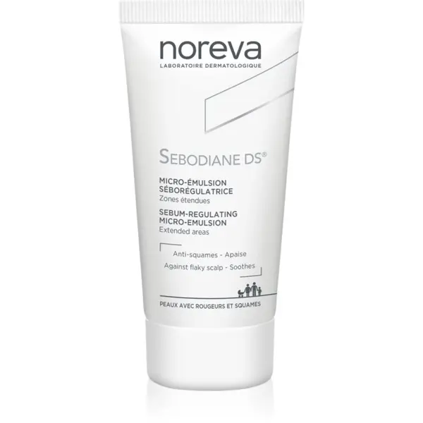 Noreva Noreva Sebodiane DS Sebum-Regulating Micro-Emulsion Pomirjajoča emulzija za seboroični dermatitis 30 ml