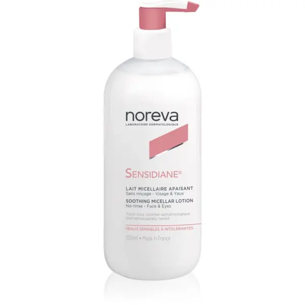 Noreva Noreva Sensidiane Soothing Micellar Lotion micelarni gel za odstranjevanje ličil 500 ml