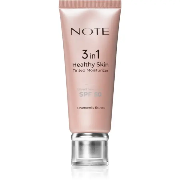 Note Cosmetique Note Cosmetique 3 in 1 Healthy Skin tonizirajoča vlažilna krema SPF 50 30 ml